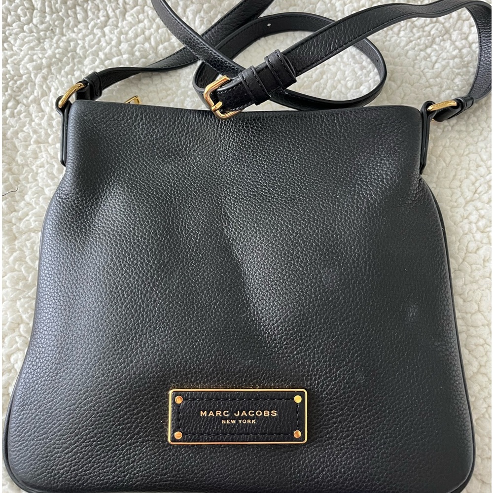 Marc Jacobs Black Leather Crossbody Bag